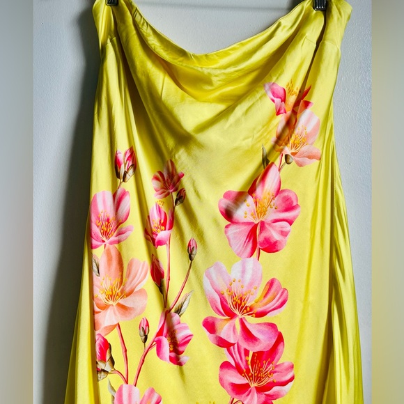 FARM RIO Strapless Printed Midi Split Dress - Picture 7 of 12